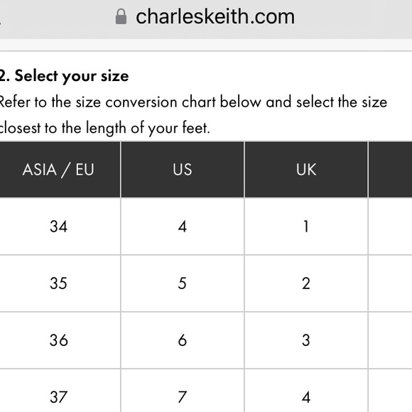 Charles & Keith Pointed Toe Black Flats Size 37 - Picture 13 of 13